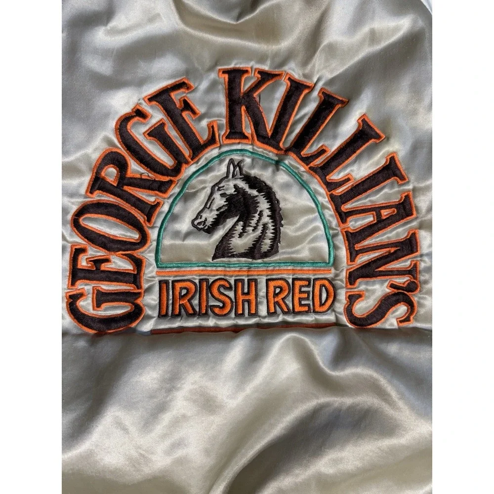 Vintage King‎ Louie Satin Jacket 2XL Ducks Unlimited George Killian's Beer USA